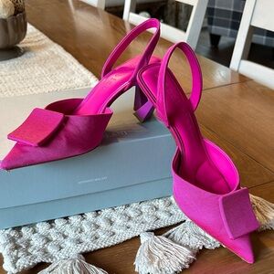 Antonio Melani Fuchsia Slingback Heels